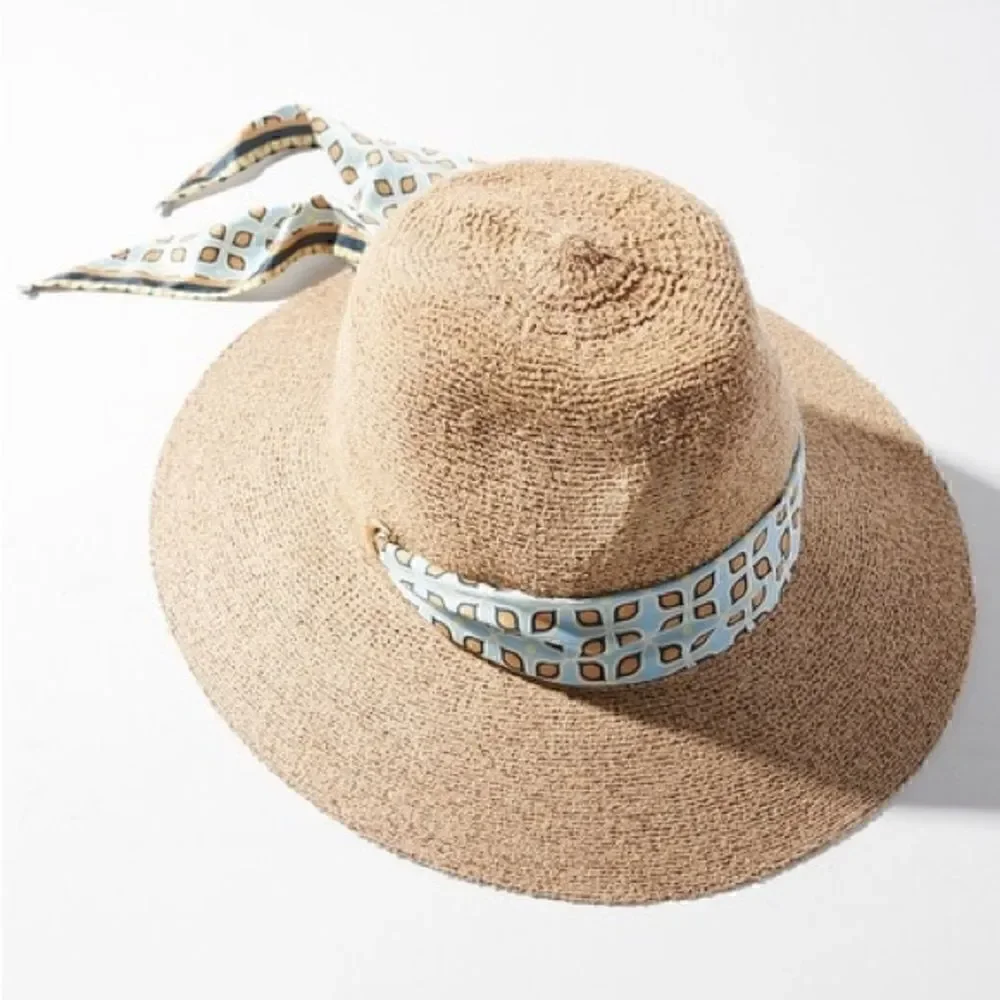 Chicos Sun Hat with Ribbon